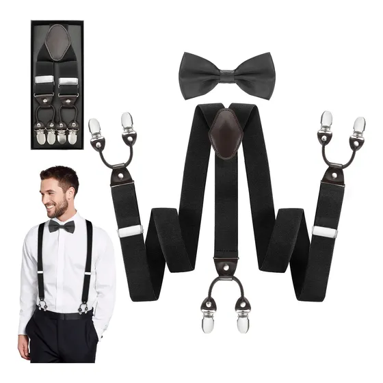 Suspensor Humita En Caja Tirantes Hombre Ajustable Elástico