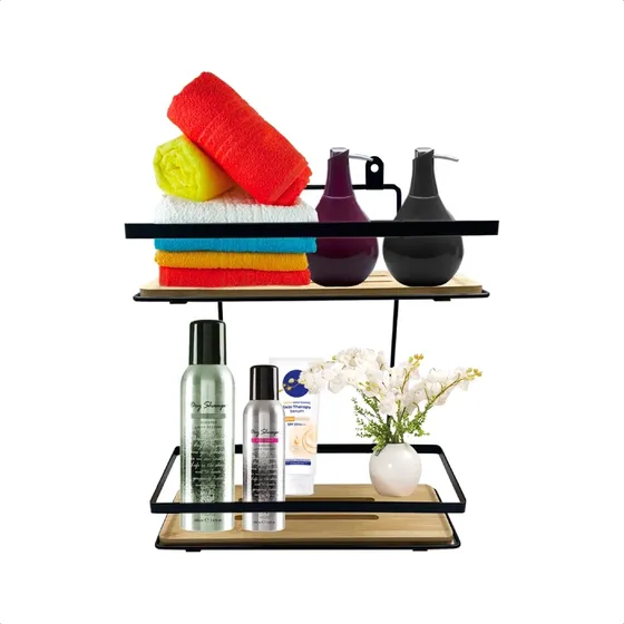 Organizador Estantes Baño Cocina Orden Doble Ducha