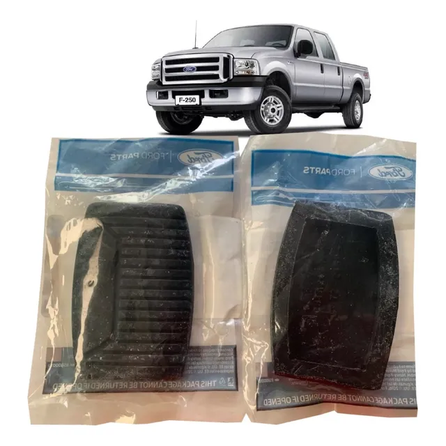 Par Borracha Pedal Embreagem E Freio F250 F350 Original Ford