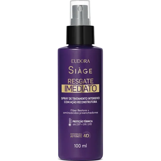 Spray De Tratamento Eudora Siàge Resgate Imediato 100ml