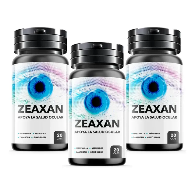 Pack 3 Frascos Suplemento Natural Zeaxan