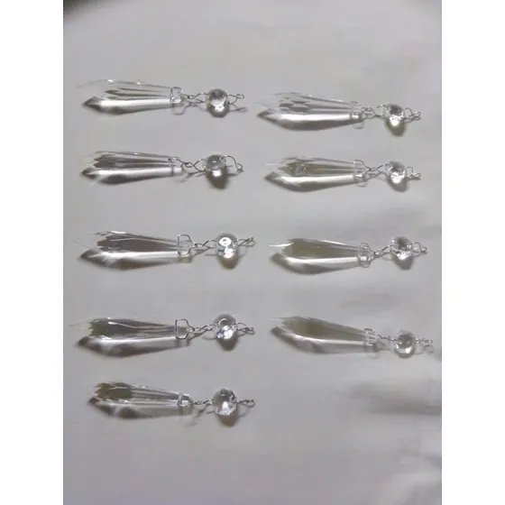 Lagrimas De Cristal Para Lamparas Colgantes(set De 2)