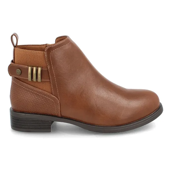 Botín Mujer Bata Comfit Qincy Camel