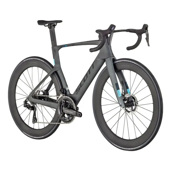 Bicicleta Ruta Scott Foil Rc Pro 2024/2025 Negro Mate Tamaño Del Marco 56cm