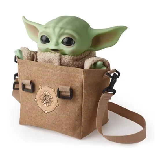 Baby Yoda Mattel 2.0 Mandalorian Con Sonidos Y Bolsa