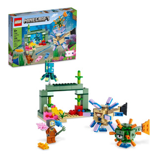Lego Minecraft Batalla Guardian Casa Ajolote Champiñón Nethe Lego Minecraft Batalla Guardian Casa Ajolote Champiñón Nethe