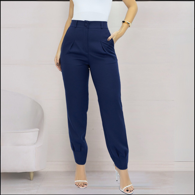 Calça Alfaiataria Feminina Cenoura Casual Basic Skinny Bolso Calça Alfaiataria Feminina Cenoura Casual Basic Skinny Bolso
