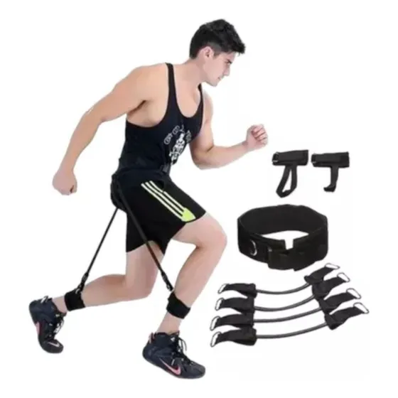 Kit Elastico Extensor Academia Treino Funcional Flexibilidad
