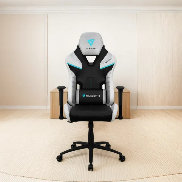 Silla Gamer Thunderx3 Tc5 Ergonómica Arctic White Blanca