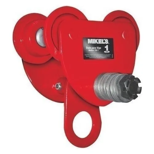 Trole Para Viga Mikels 1 Ton De Acero De Alta Resistencia