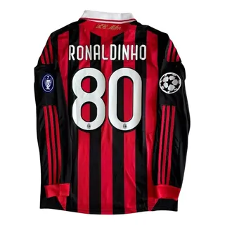 Camiseta Ronaldinho Milan 80 | MercadoLibre 📦