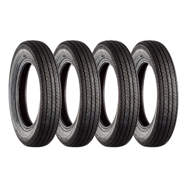 Kit 4 Pneu Fusca 5.60-15 Monumental Folex Novo Com Garantia