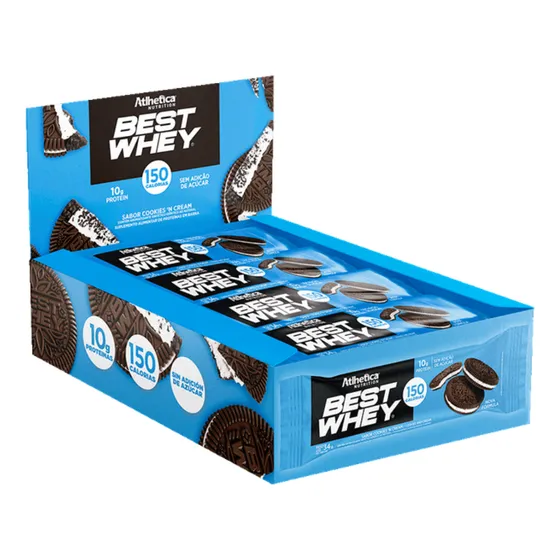 Best Whey Bar 32g Cx C/ 12 Unidades - Atlhetica Nutrition
