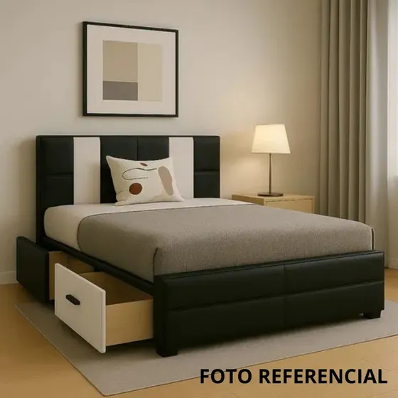 Cama Matrimonial Duplex Paneles2 Precio Fábrica.alta Calidad