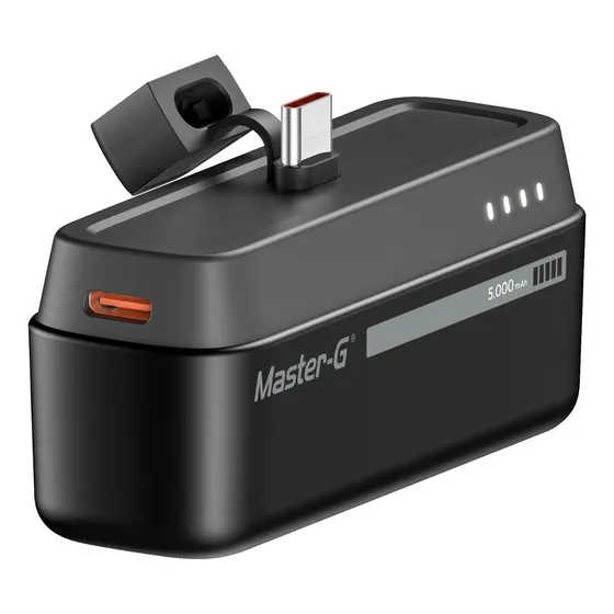 Power Bank Mini Master-g 5000mah Tipo C Power Delivery Negro