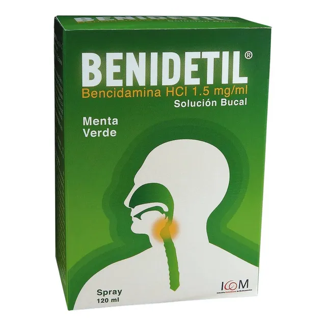 Benidetil Spray Menta 120 Ml Bencidamina