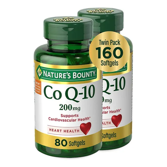Suplemento Nature's Bounty Coq-10 De 200 Mg Para El Tratamie