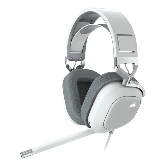 Fones de ouvido Corsair Hs80 Rgb Usb White