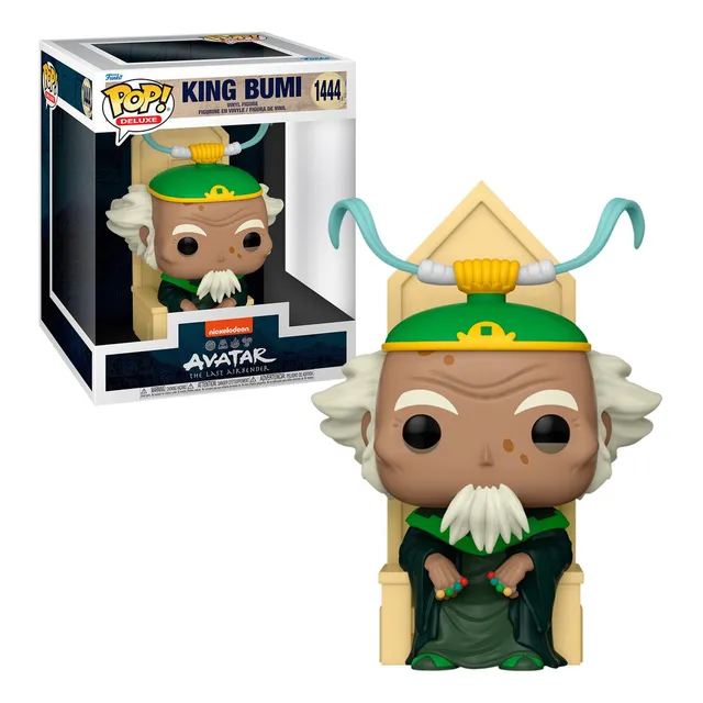 Funko Pop Rey Bumi #1444 Avatar Leyenda Aang Figura Deluxe