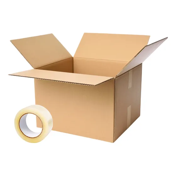 Kit Mudanza 10 Cajas Carton 40x30x30cm + 1 Cinta Embalar 48mmx100mts