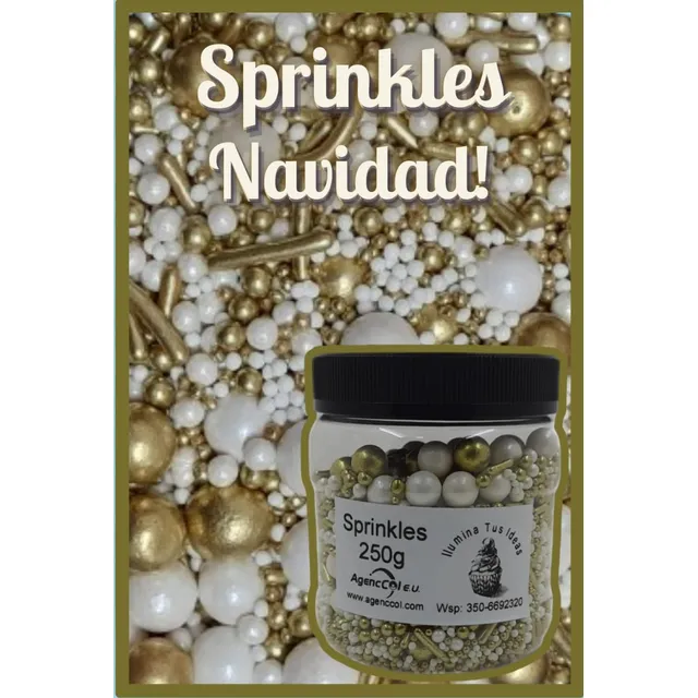 Sprinkles Comestibles Navidad - g a $220