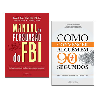 Livro Como Convencer Alguem Em 90s+ Manual Persuasão Do Fbi Livro Como Convencer Alguem Em 90s+ Manual Persuasão Do Fbi