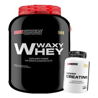 Waxy Whey Protein 2kg + Creatina - Bodybuilders Sabor Baunilha Waxy Whey Protein 2kg + Creatina - Bodybuilders Sabor Baunilha