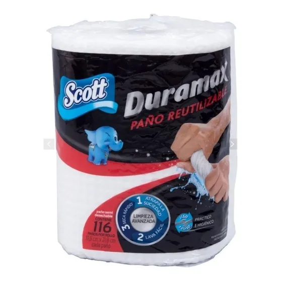 Toallin Scott Duramax Lavable Reutilizable 116 Hojas 