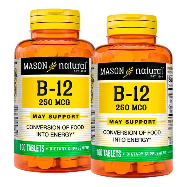 Vitamina B-12 250 Mcg (100 Tab) Pack X2