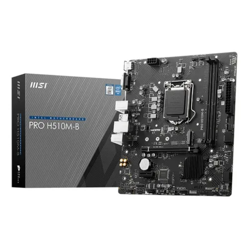 Motherboard Msi H510m-b 10ºgen 1200  1 Color Negro