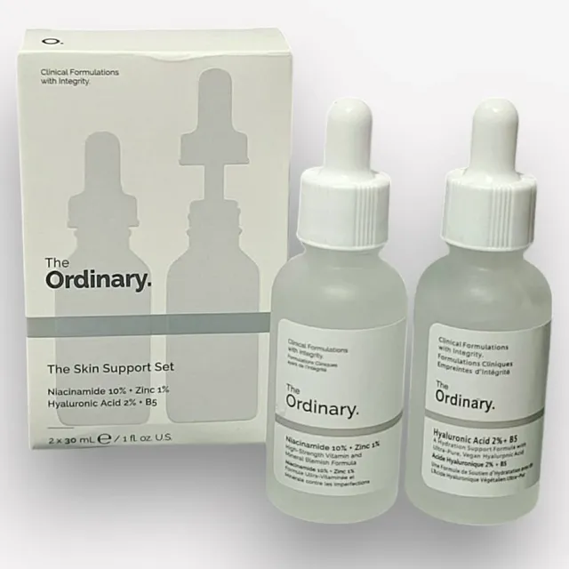 The Ordinary Set Niacinamida Y Acido Hialuronico 2x30ml