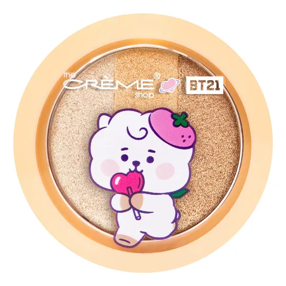 The Crème Shop Bt21 Baby Rj Trío De Sombras De Ojos Ultra