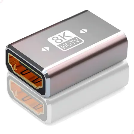 Adaptador Hdmi Emenda 8k 4k Uhd 2.1 Fêmea X Fêmea