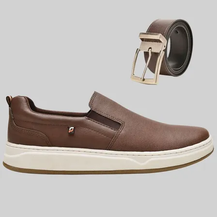 Kit Sapatênis Tênis Slip On Masculino Moderno Confortável