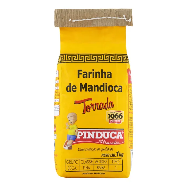 Farinha mandioca Pinduca de mandioca torrada sem glúten 1 kg