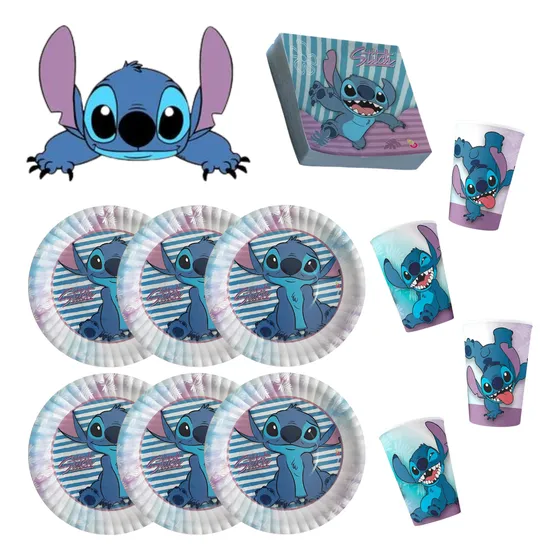 Kit Mesa Descartable Plato - Vaso Cumpleaños Disney Original