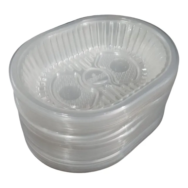Bandeja Plastica Descartable 105 Delivery Microondas X 100u