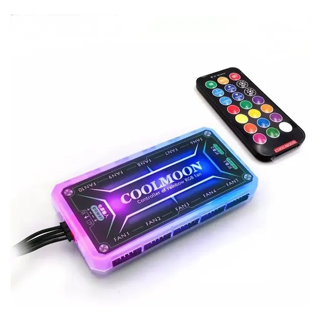 Controlador Para Ventiladores De 6 Pines Rgb Con Control