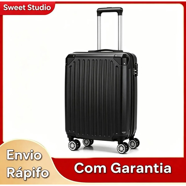 Mala de Bordo Rígida Sweet Studio em ABS com Rodas 360° para Viagem Mala de Bordo Rígida Sweet Studio em ABS com Rodas 360° para Viagem