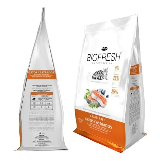 Comida Para Gato Biofresh Gato Castrado 7,5 Kg + Regalo