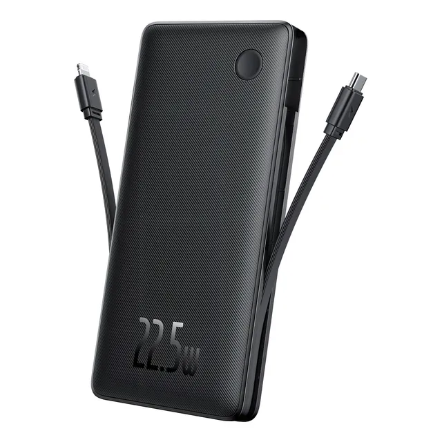 Batería externa Baseus Turbo Airpow Lite de 10000 mAh y 22,5 W, color negro