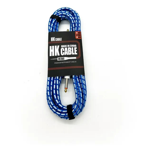 Cable Trenzado De 5 Metros Para Guitarra Eléctrica 