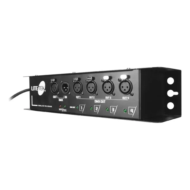 Splitter Lite Tek Dmx Splitter4 100-240v 50-60hz 30w 