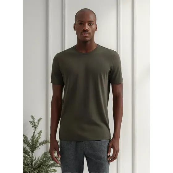 Camiseta Hering Algodão Pima Masculina