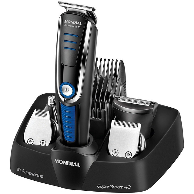 Aparador E Cortador Pelos Cabelo Barba 10 Em 1 Mondial Bg03 Aparador E Cortador Pelos Cabelo Barba 10 Em 1 Mondial Bg03