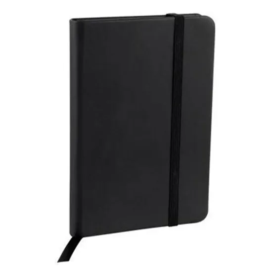 Mini Libreta Premium De Bolsillo De Curpiel Con Sujetador