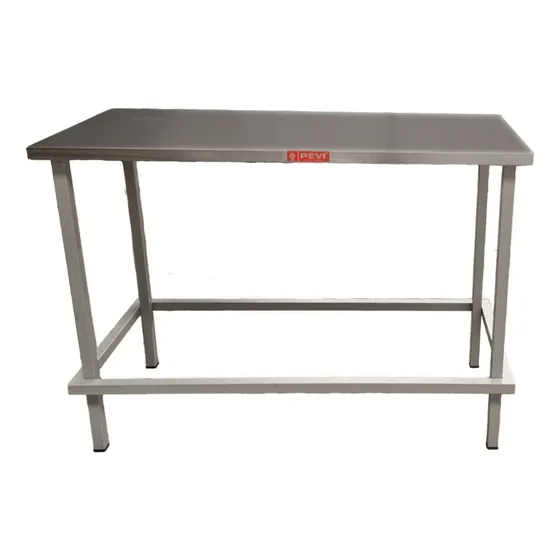 Mesada De Isla Acero Inoxidable Linea Eco Pevi M18 118 Cm