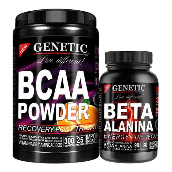 Masa Muscular Recuperacion Bcaa Powder Beta Alanina Genetic