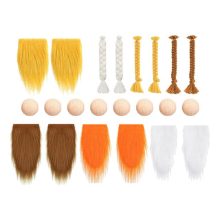 Barba De Gnomo De Tela De Piel Sintética Con Bolas Estilo A Barba De Gnomo De Tela De Piel Sintética Con Bolas Estilo A