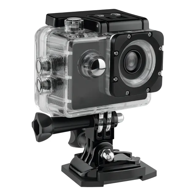 Camara 4k Deportiva Sumergible Portatil Wifi Estilo Gopro Color Negro